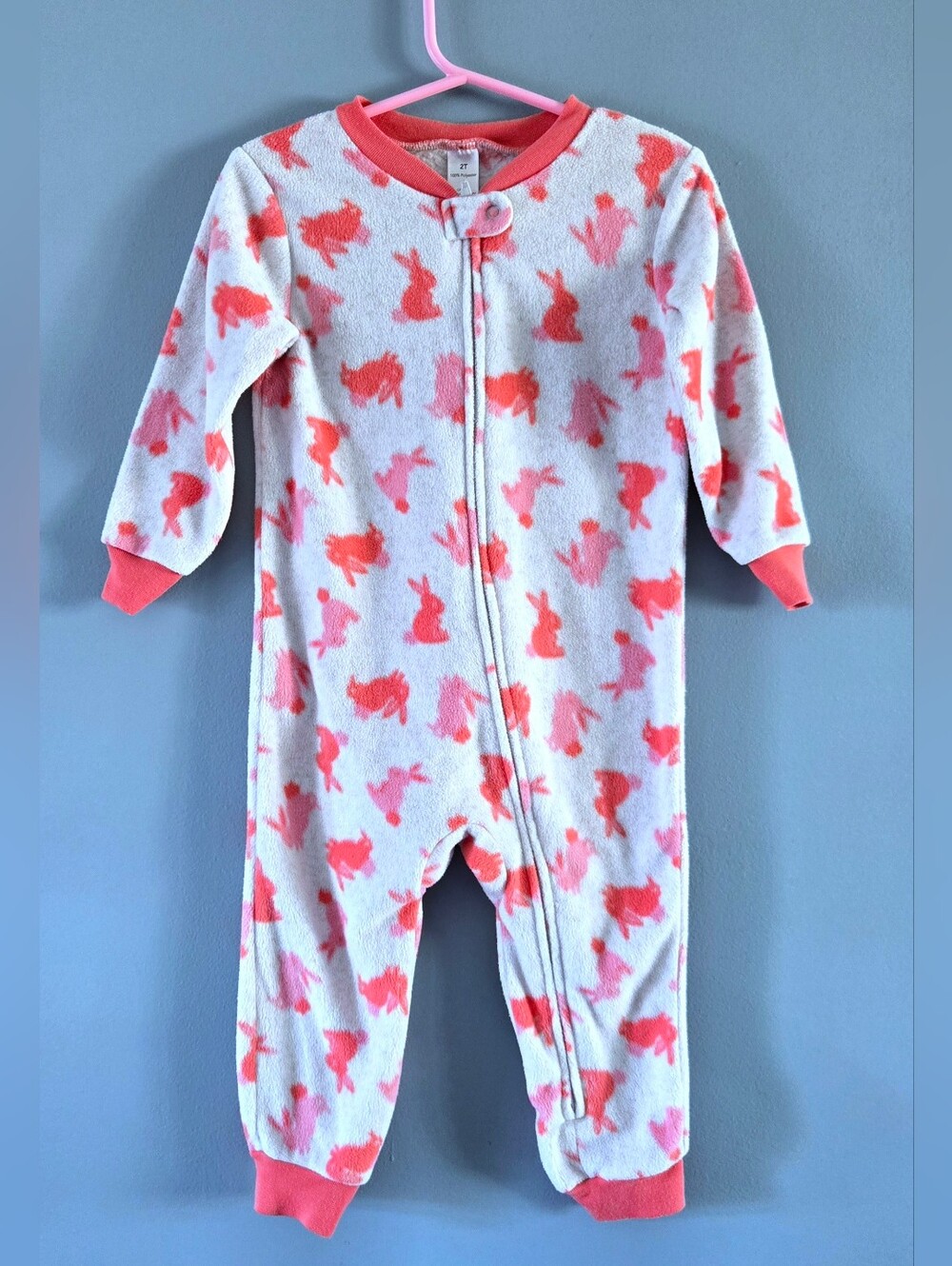Fleece Footless Sleepers Girls 2T